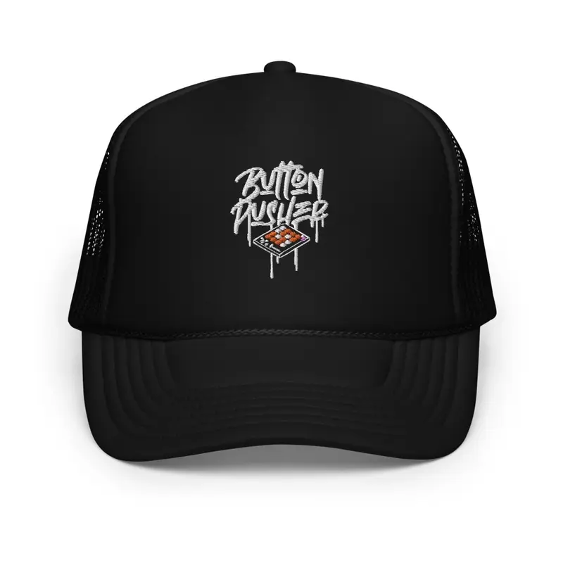 Button Pusher Trucker Hat 